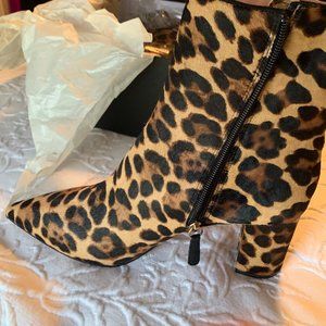 Leopard Boots Size 8